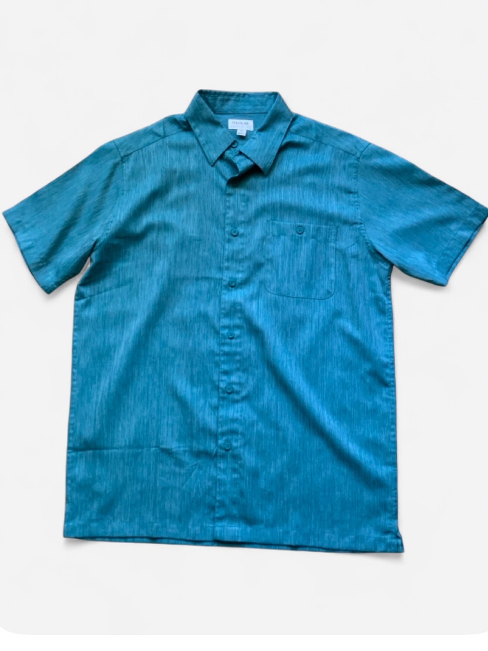 Haggar Cool 18 Tec Button-Down Shirt Men's Medium